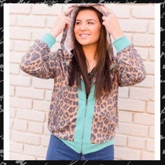 Leopard Hoodie Jacket - Picture 1 of 1